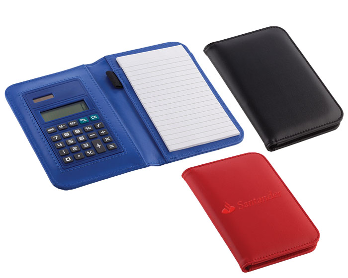 LIBRETA DE NOTAS CON CALCULADORA DUAL C235